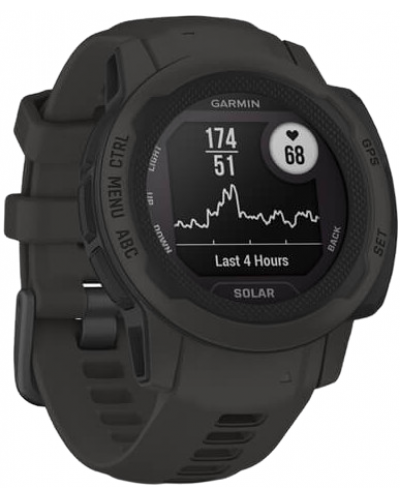 Смарт часовник Garmin - Instinct 2 S Solar , 40mm, Graphite - 2